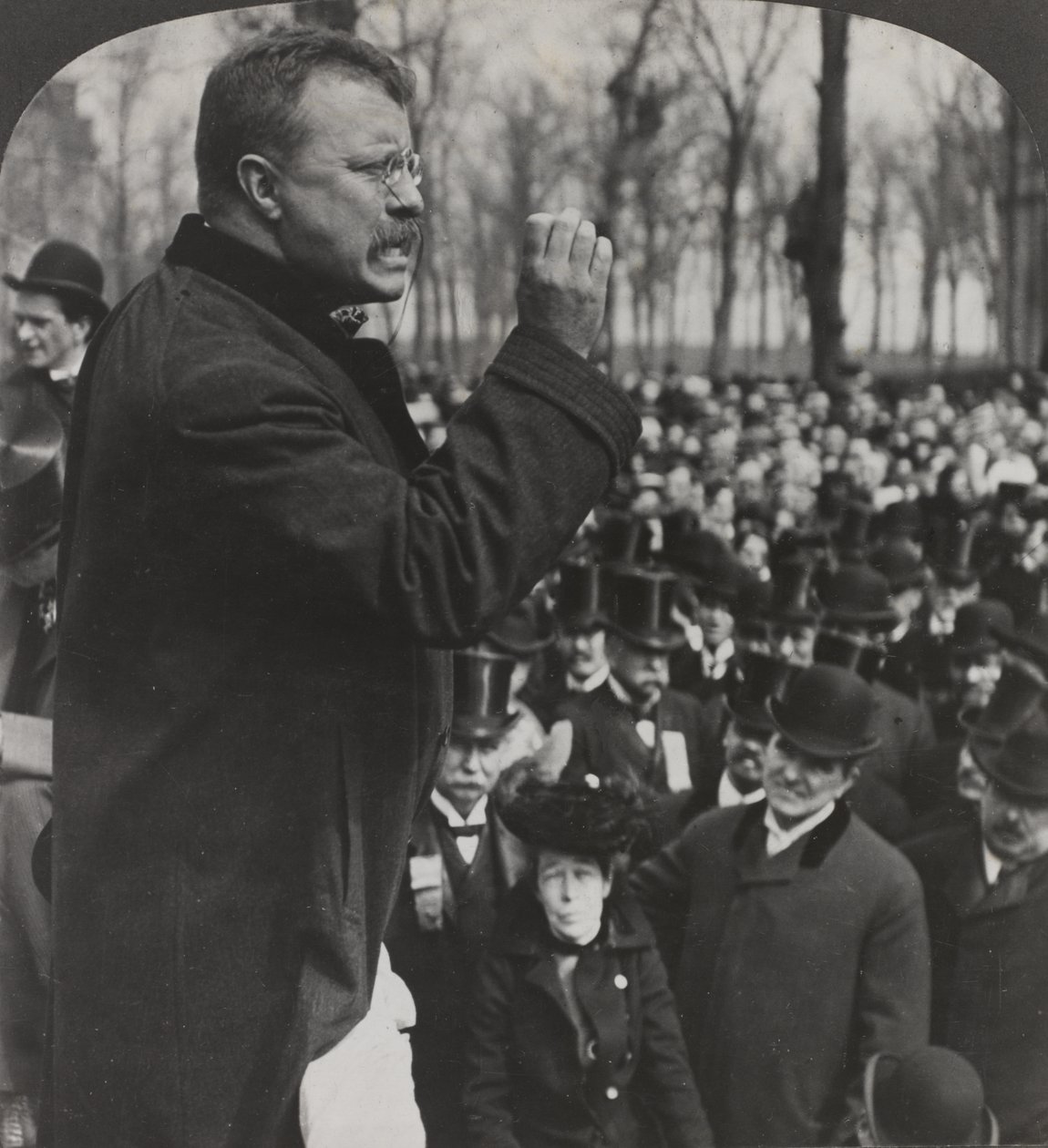 Presidente Roosevelt em Evanston de American Photographer
