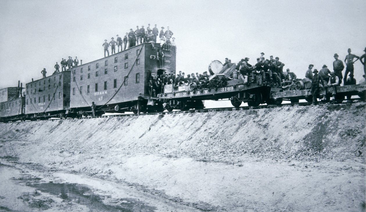 Tripulações de Construção Ferroviária de American Photographer