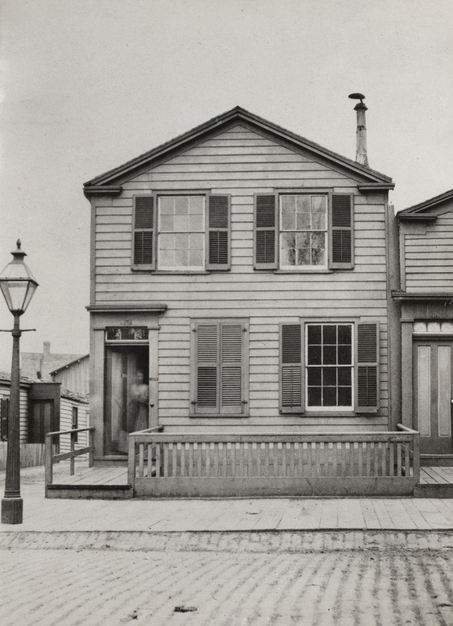Residência em 42 Monroe St., Chicago, 1869 de American Photographer
