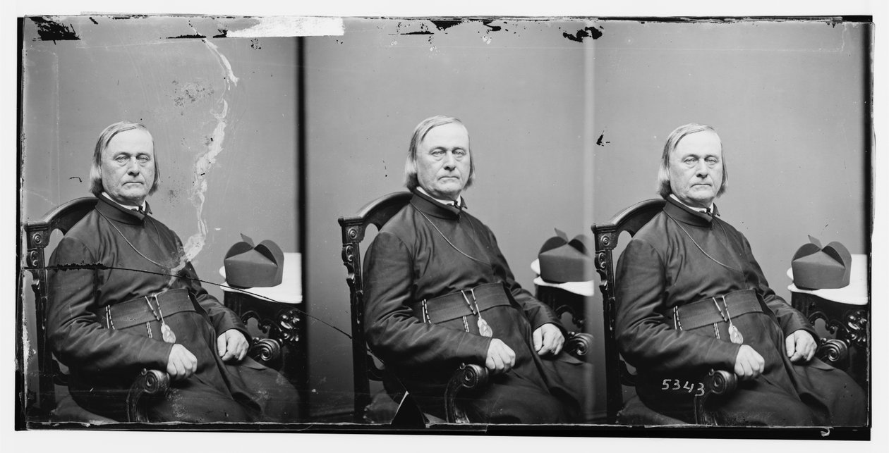 Rev. Padre Pierre Jean De Smet, missionário católico no território indiano de American Photographer