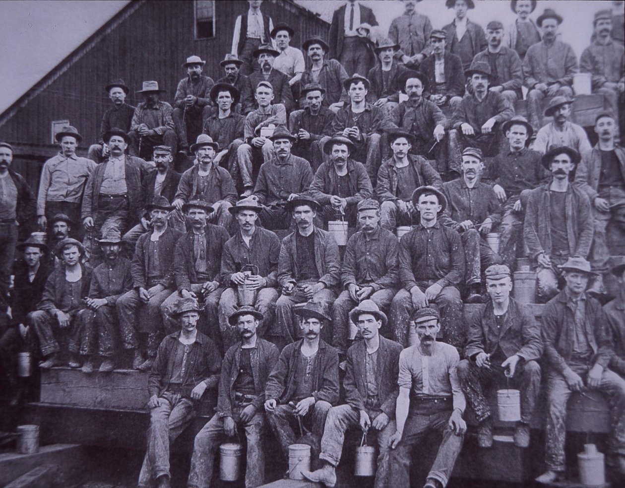 Trabalhadores da serração de American Photographer