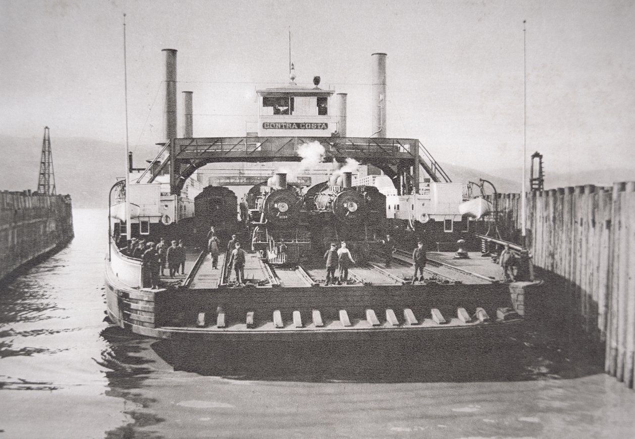 The Contra Costa Ferry, c.1920 (foto a p/b) de American Photographer