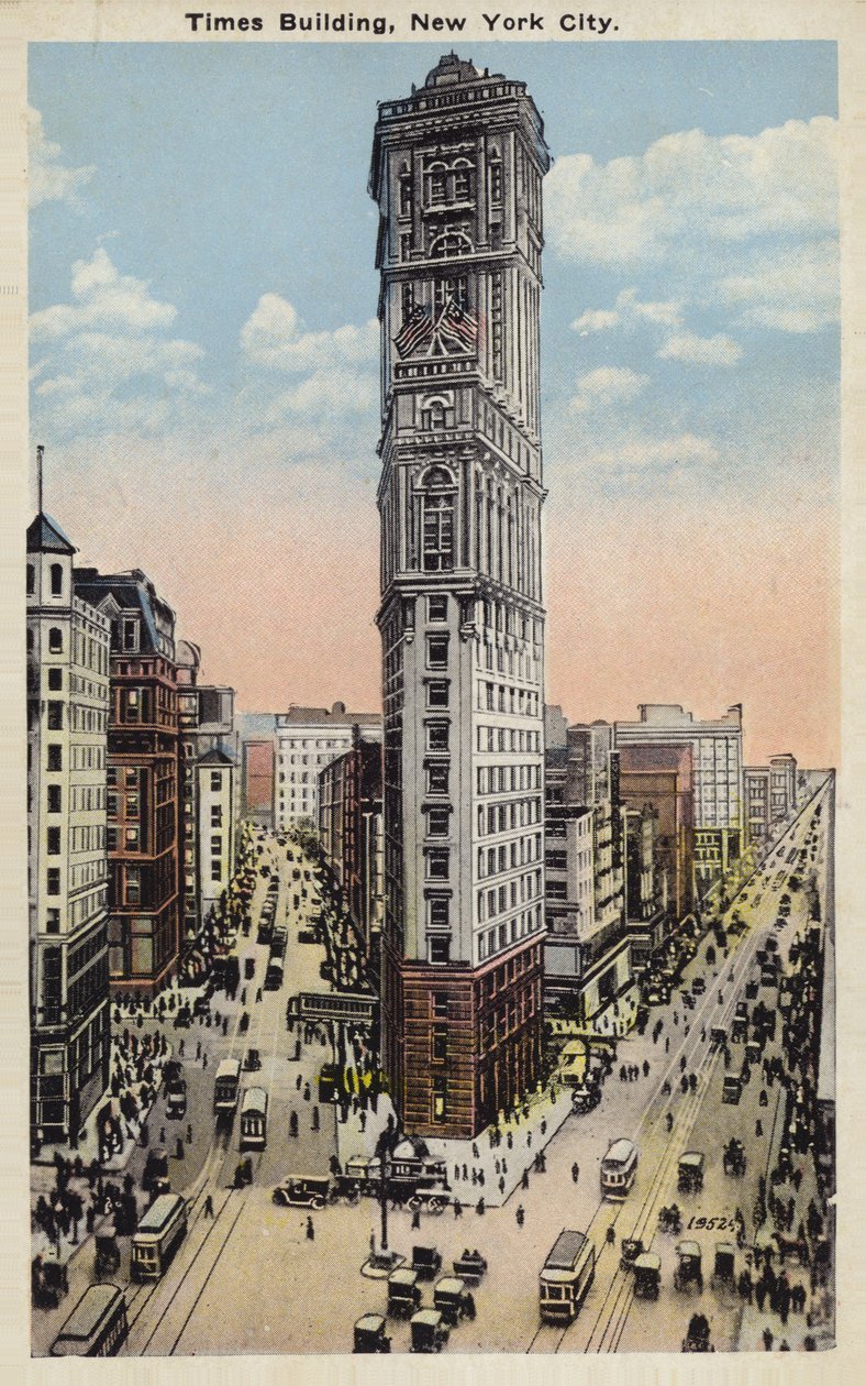 Edifício Times, Nova Iorque, EUA (fotografia a cores) de American Photographer