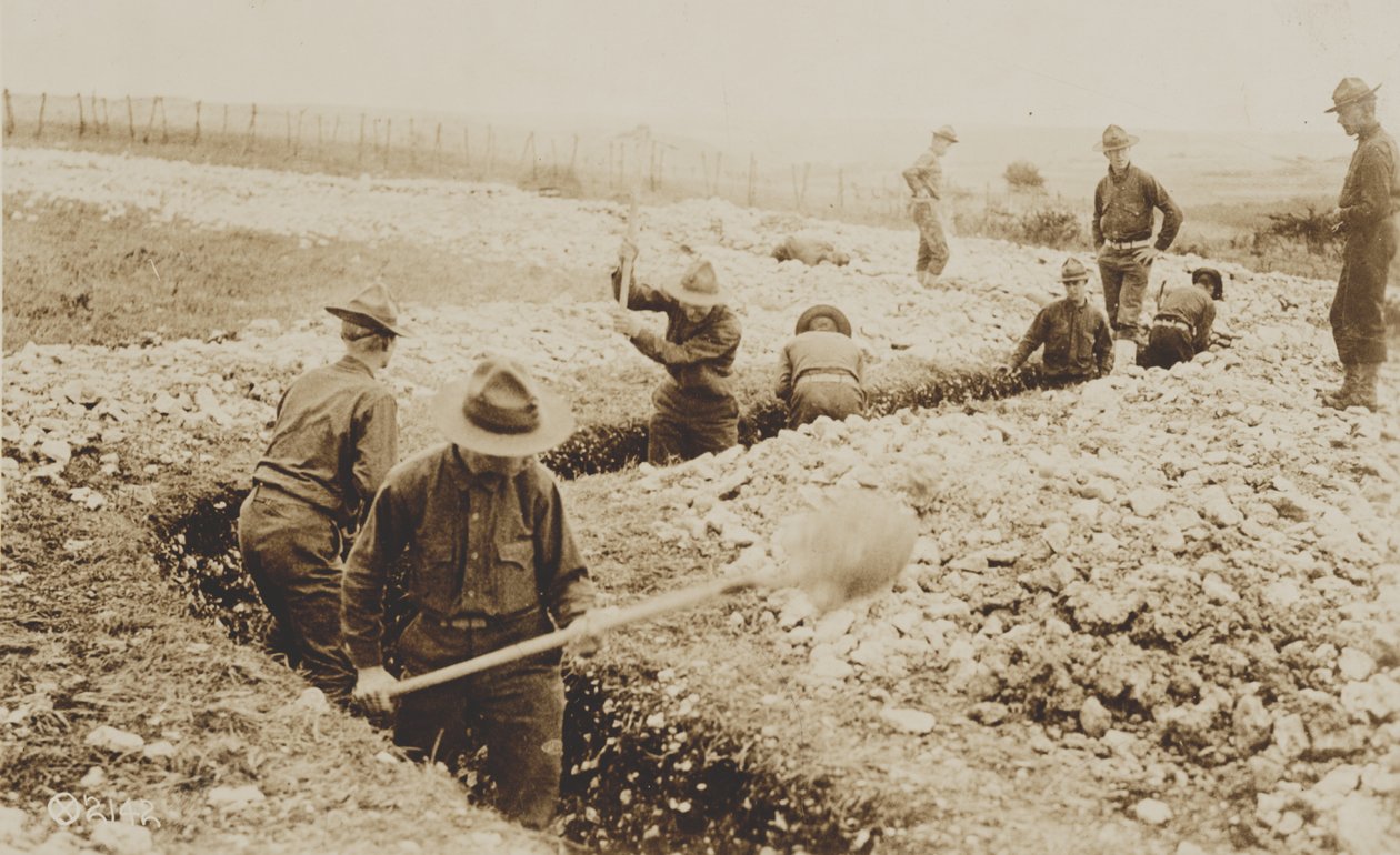 Fuzileiros navais dos EUA na França, 1917-19 de American Photographer