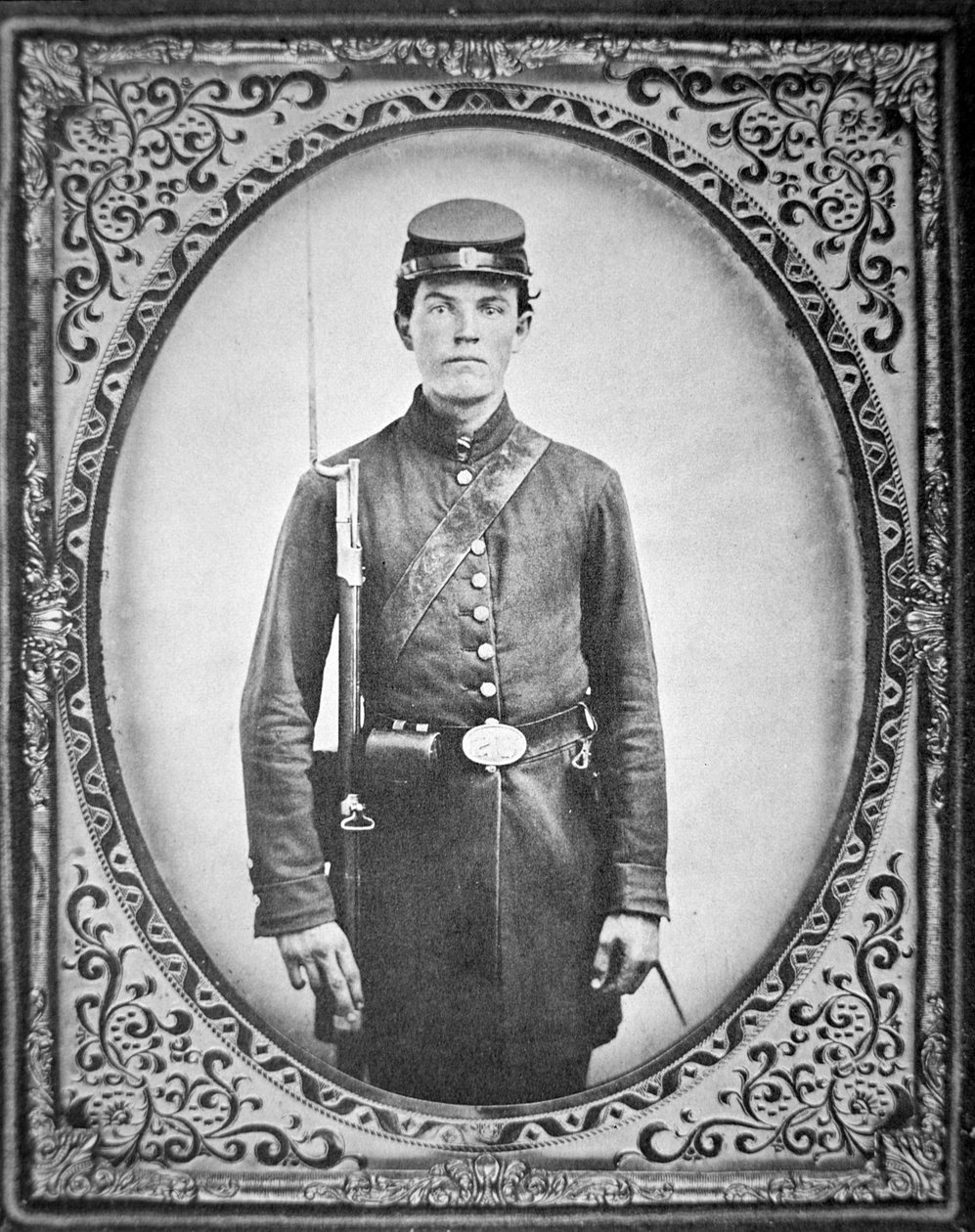Soldado da União desconhecido (foto a p/b) de American Photographer