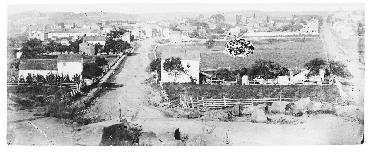 Vista de Gettysburg (fotografia a preto e branco) de American Photographer