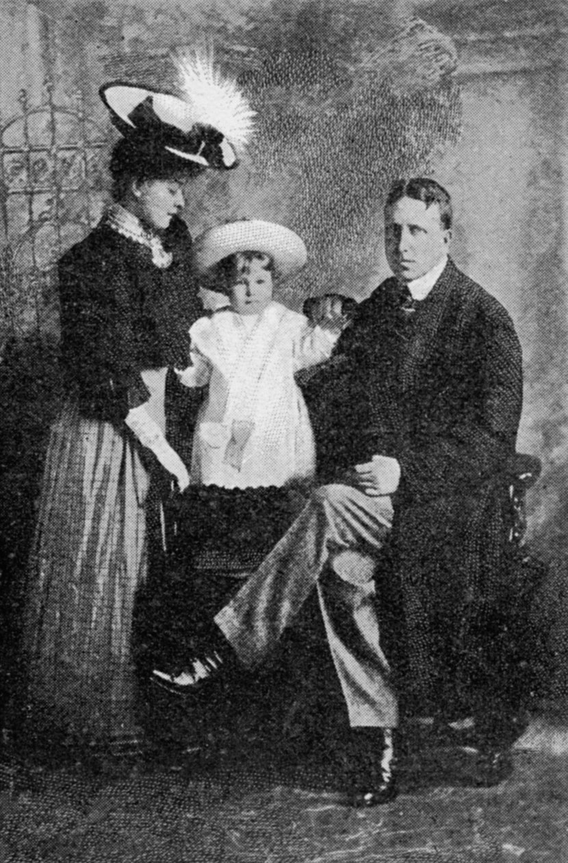 William Randolf Hearst e sua família, publicado em The Graphic em 27 de outubro de 1906 de American Photographer
