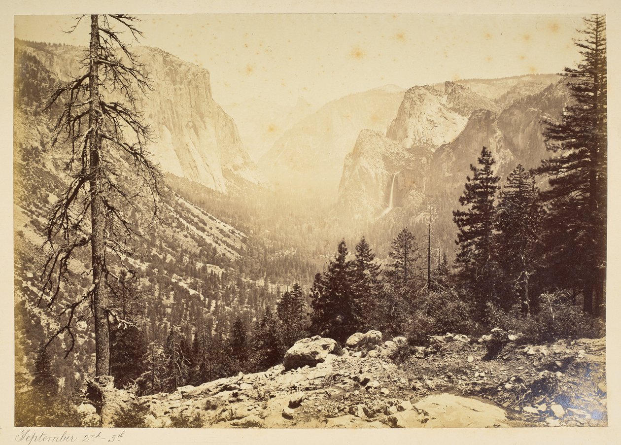 Vale de Yosemite do ponto de inspeção de American Photographer