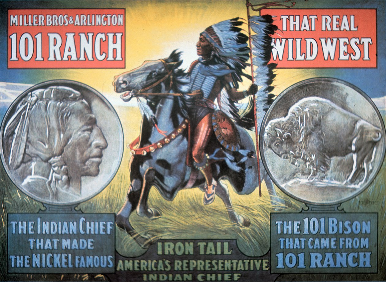 101 Ranch Wild West Show poster, com 