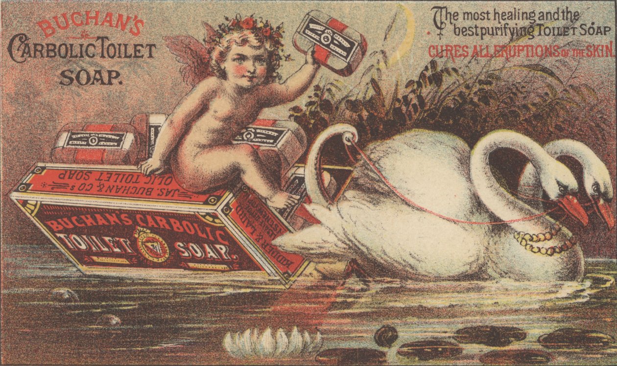 Propaganda para sabonete de toalete Carbolic de Buchan, c.1880 de American School