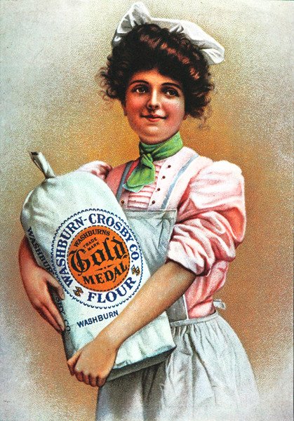 Propaganda da farinha Gold Medal de American School