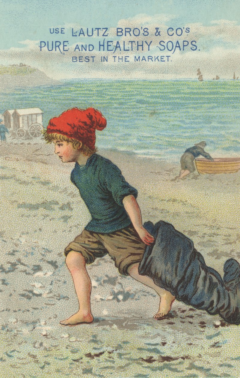 Propaganda para Lautz Bros & Cos Sabonetes Puros e Saudáveis, c.1880 de American School