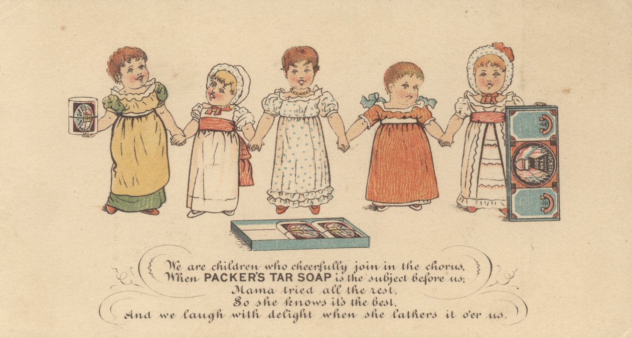 Propaganda para Packers Tar Soap, c.1880 de American School
