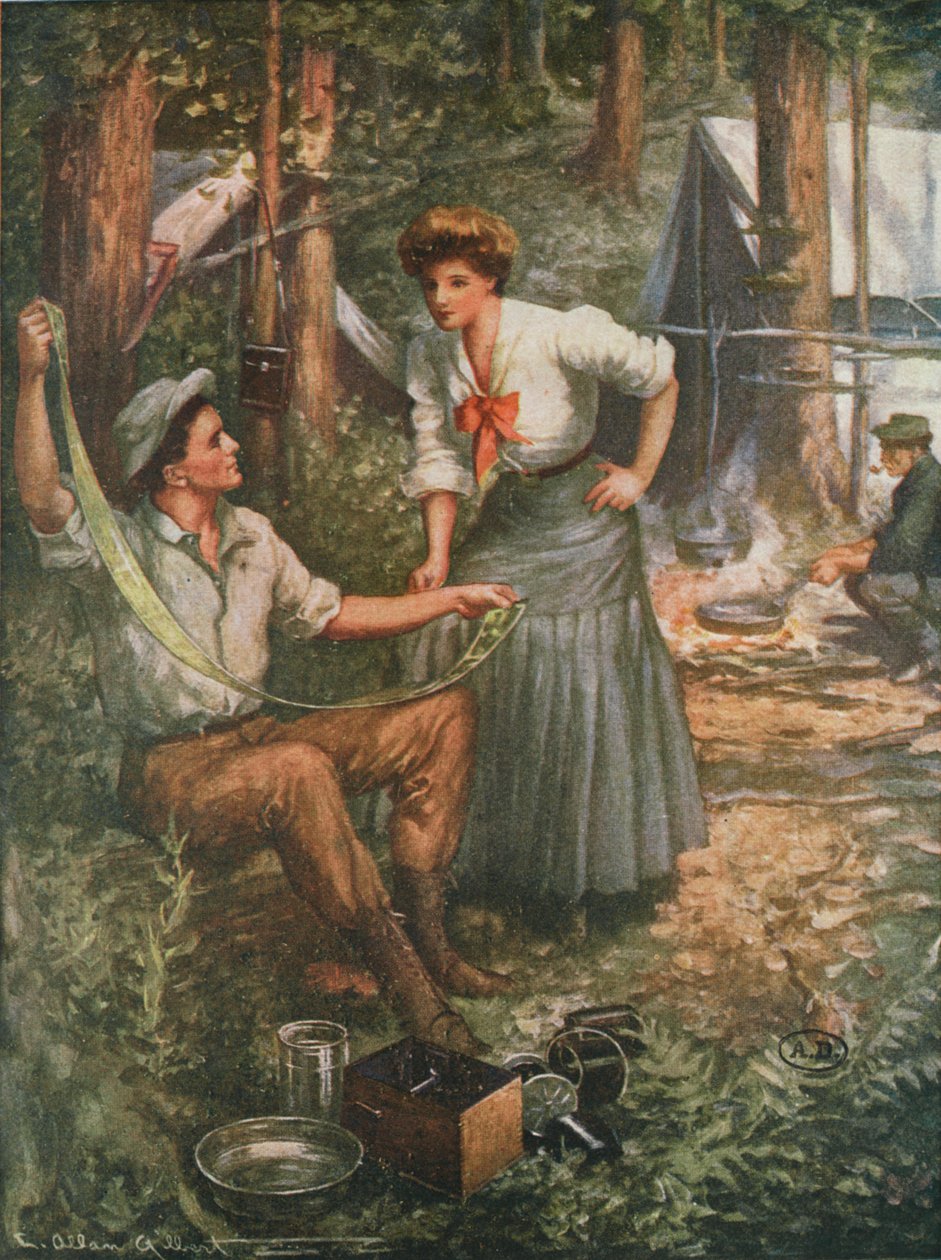 Propaganda para o filme de celulóide, 1901 de American School