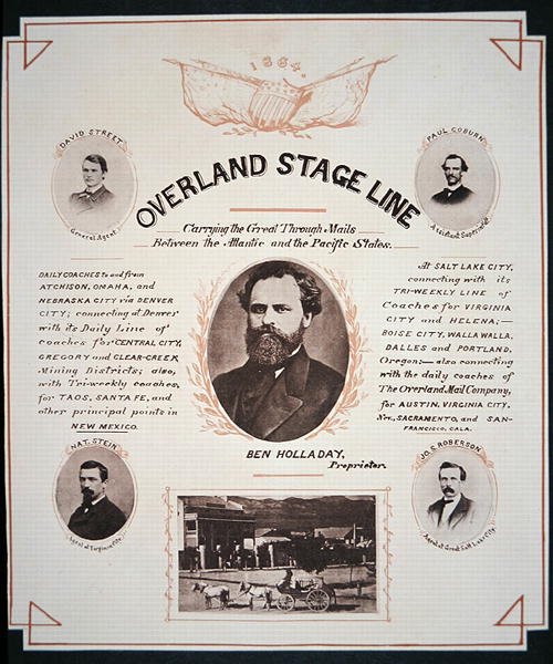 Anúncio para a Linha de Palco Overland de American School