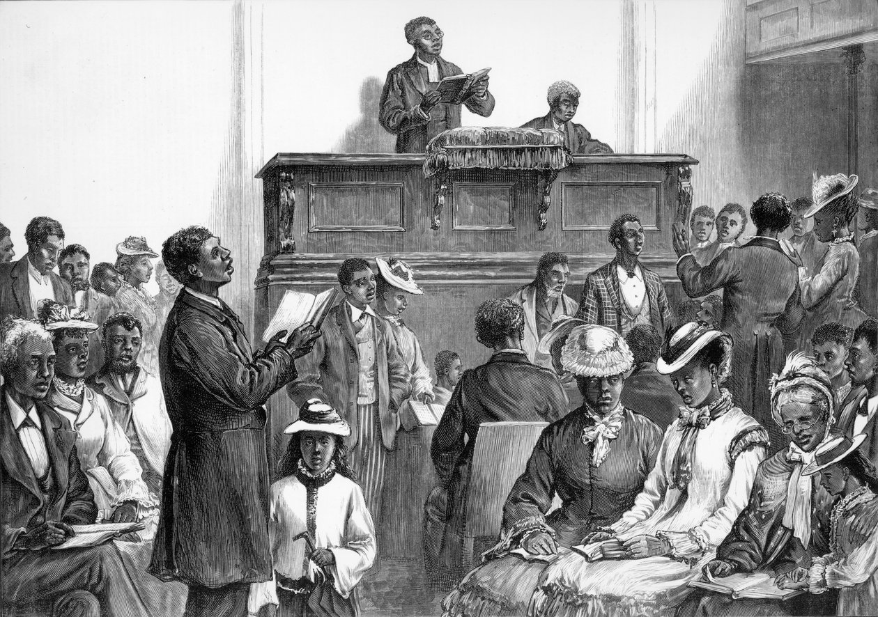 American Sketches: Uma Congregação Negra em Washington, do 