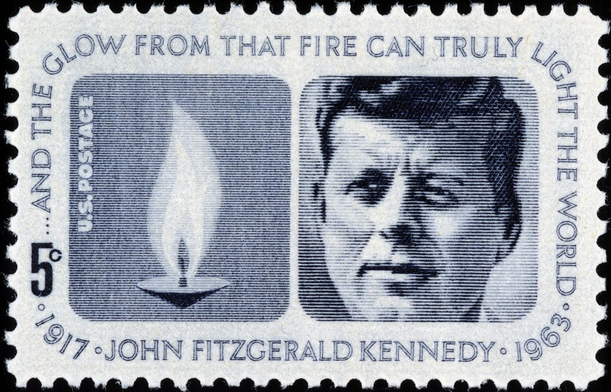 Selo americano em John Fitzgerald Kennedy de American School