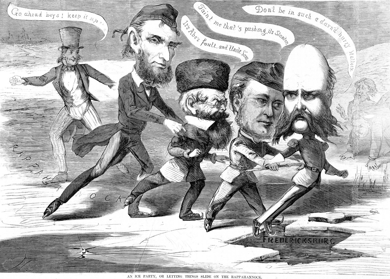 Uma Festa de Gelo ou Deixando as Coisas Deslizarem no Rappahannock, dos Humores da Guerra de American School