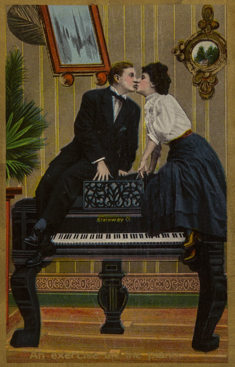 Um exercício ao piano, ou um beijo no Steinway (foto) de American School