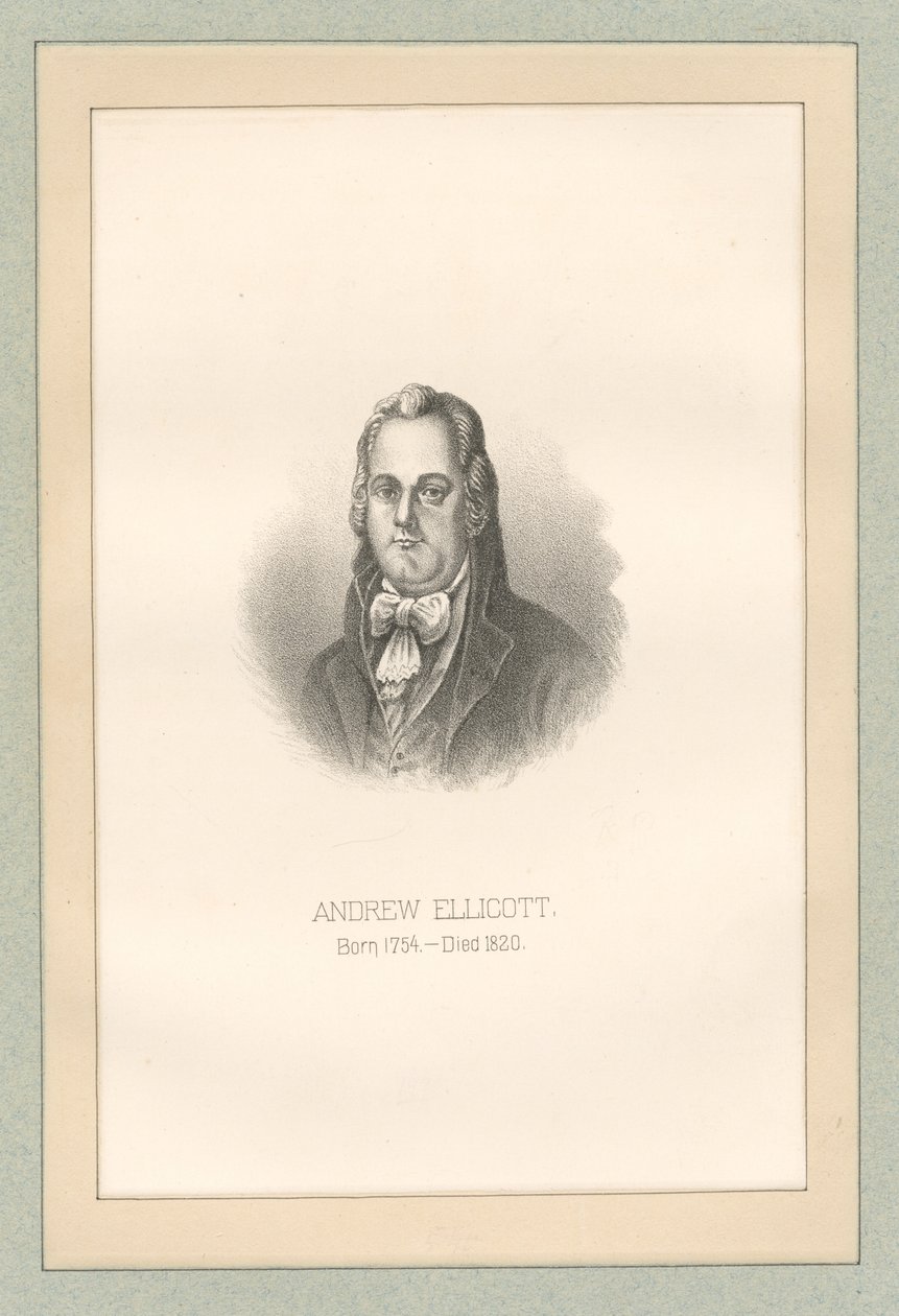 Andrew Ellicot, de "A New Nation ..." de John Benson Lossing de American School