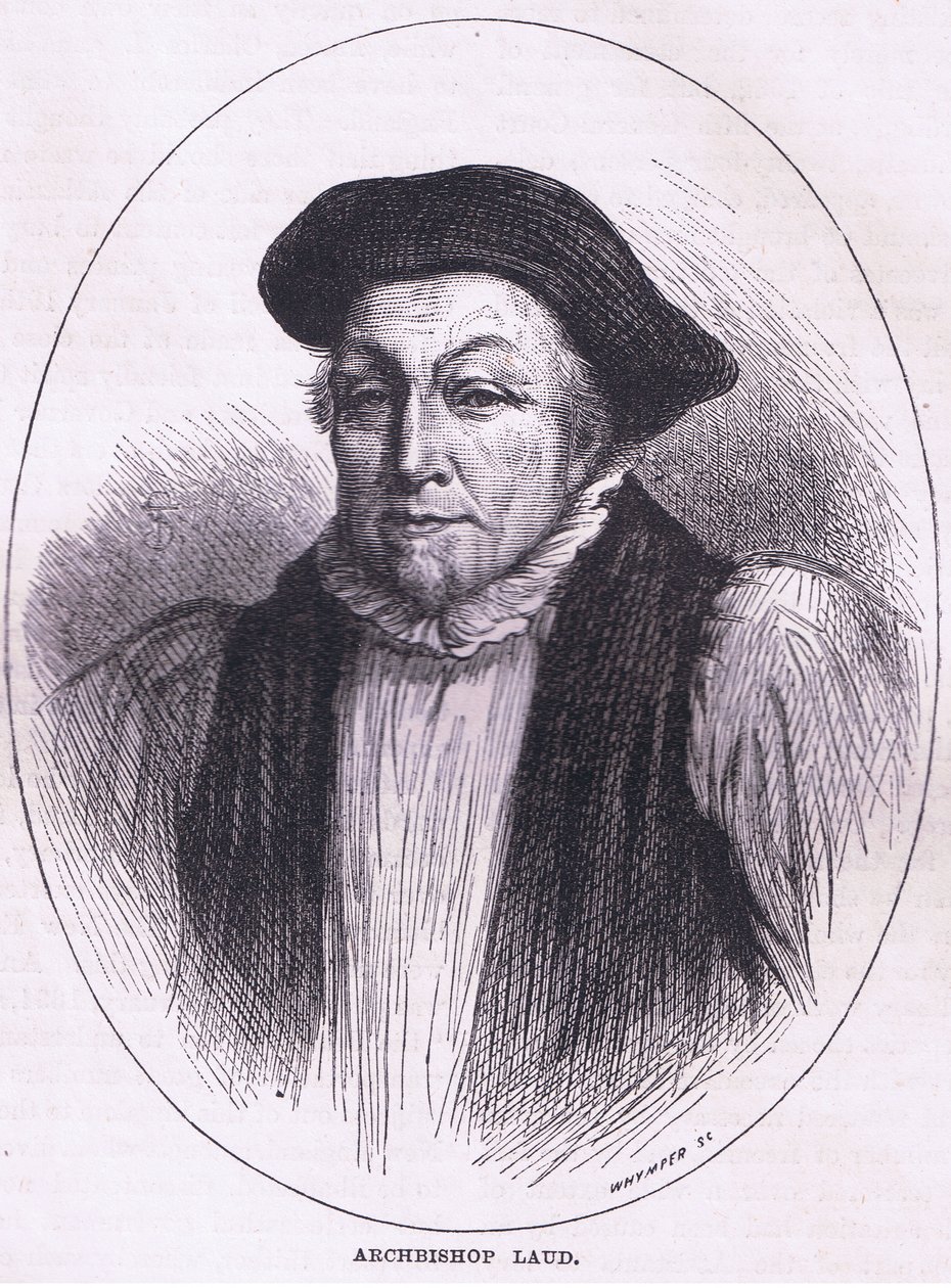 Arcebispo Laud, ilustração de Cassell