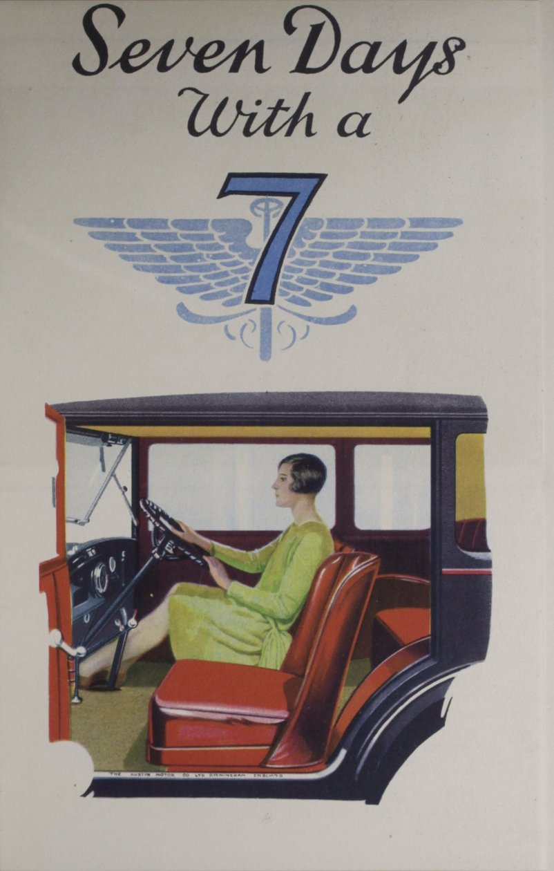 Austin Seven: Seven Days com um 7 de 1930 de American School