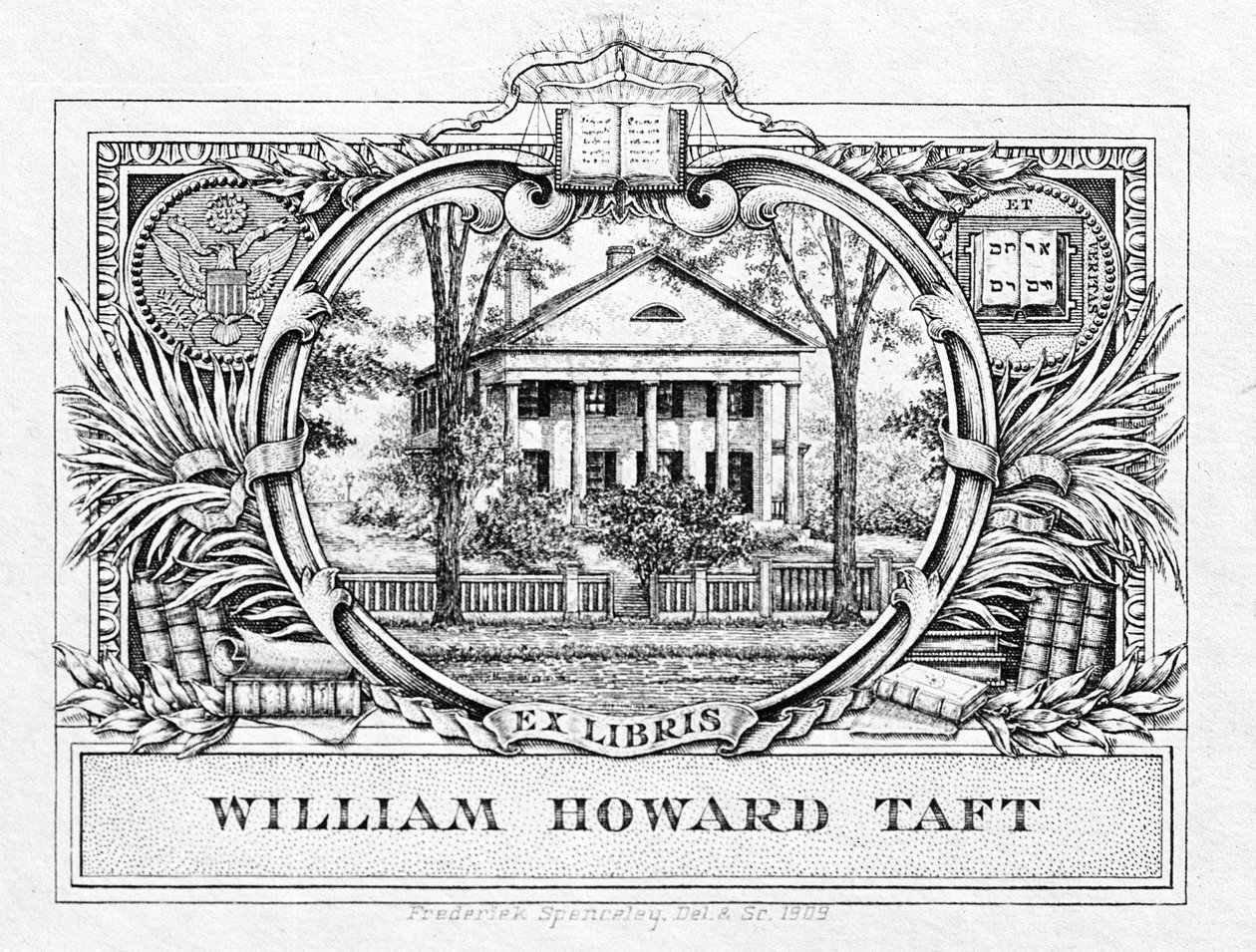 Folheto do Presidente William H. Taft (1857-1930) 1909 (impresso) de American School