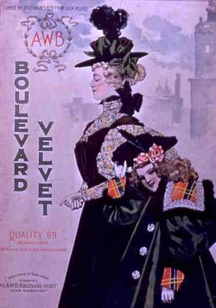 "Boulevard Velvet" (cor litho) de American School