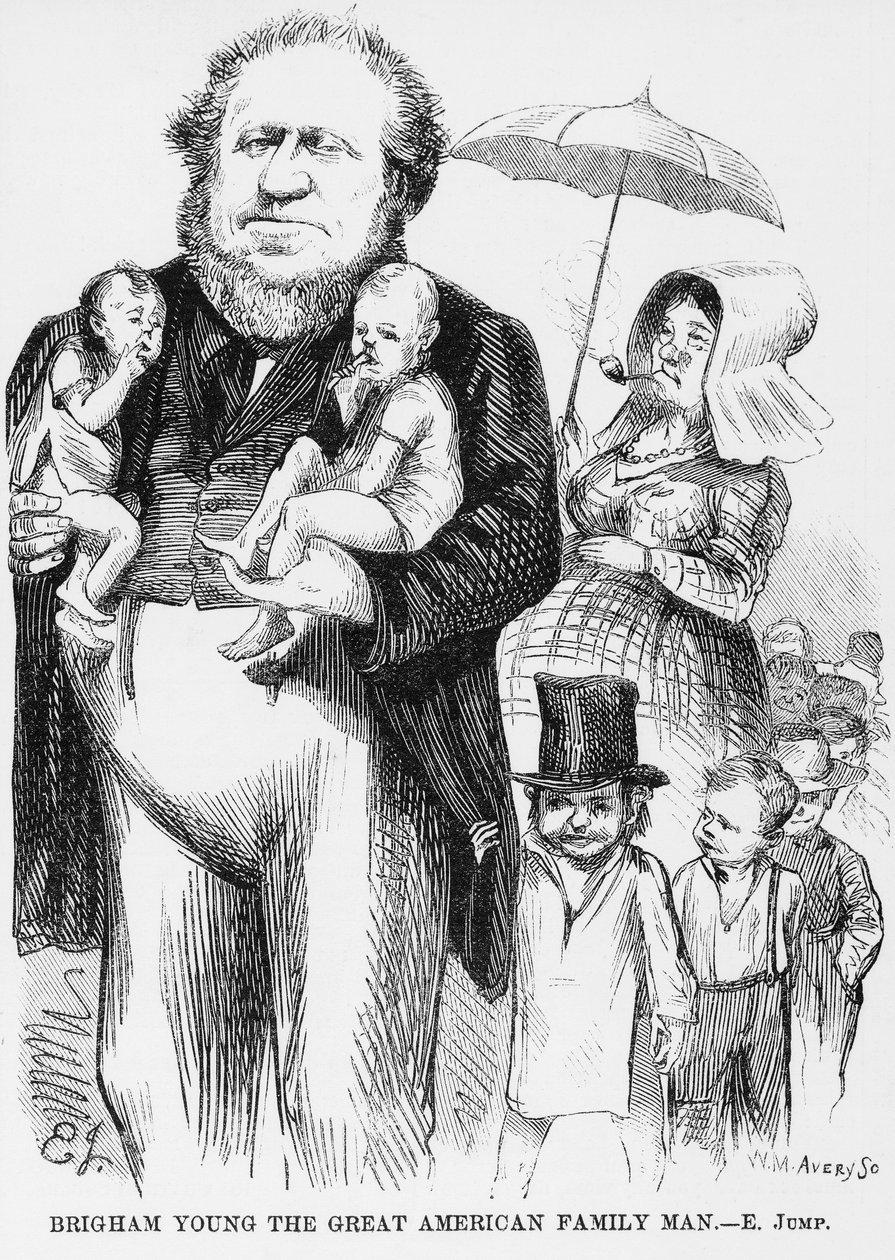 Brigham Young (1801-1877) o Grande Homem de Família Americano de American School