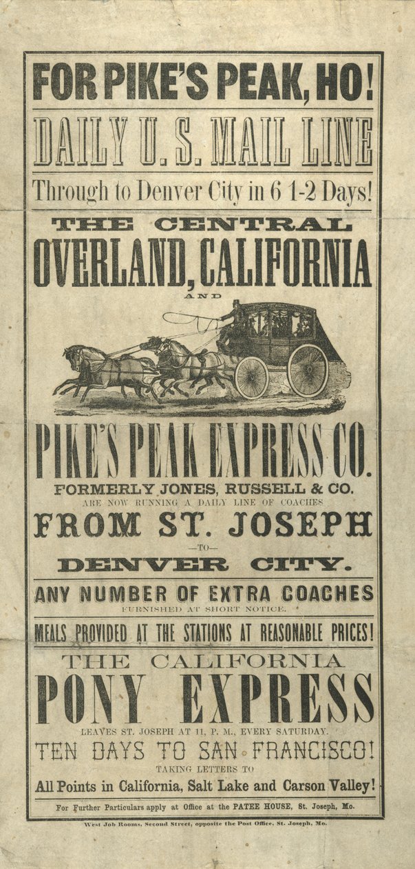Broadside advertising Transamerican viagens e rotas de viagem de American School