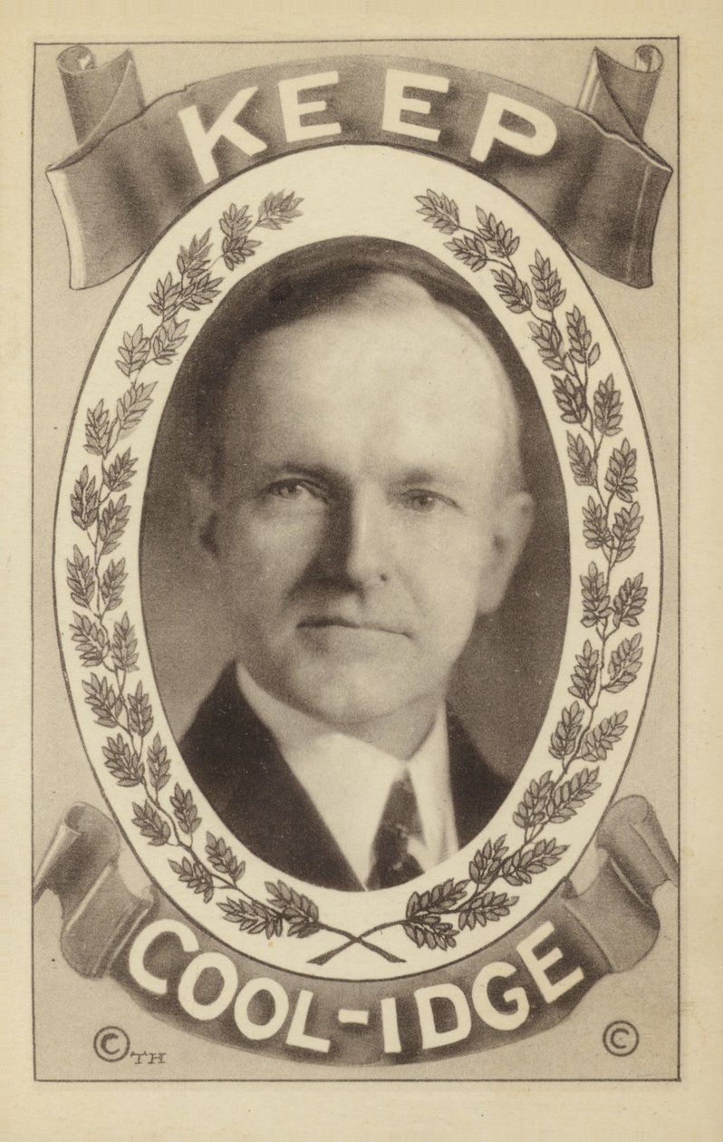 Calvin Coolidge (litografia) de American School