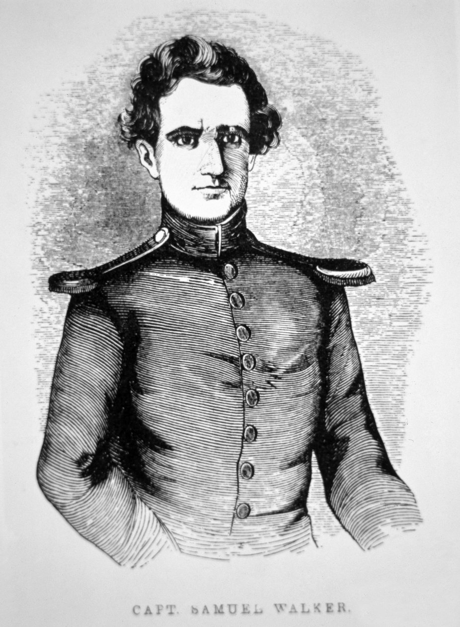 Capitão Samuel Walker (1815-47) 1847 (gravura) de American School