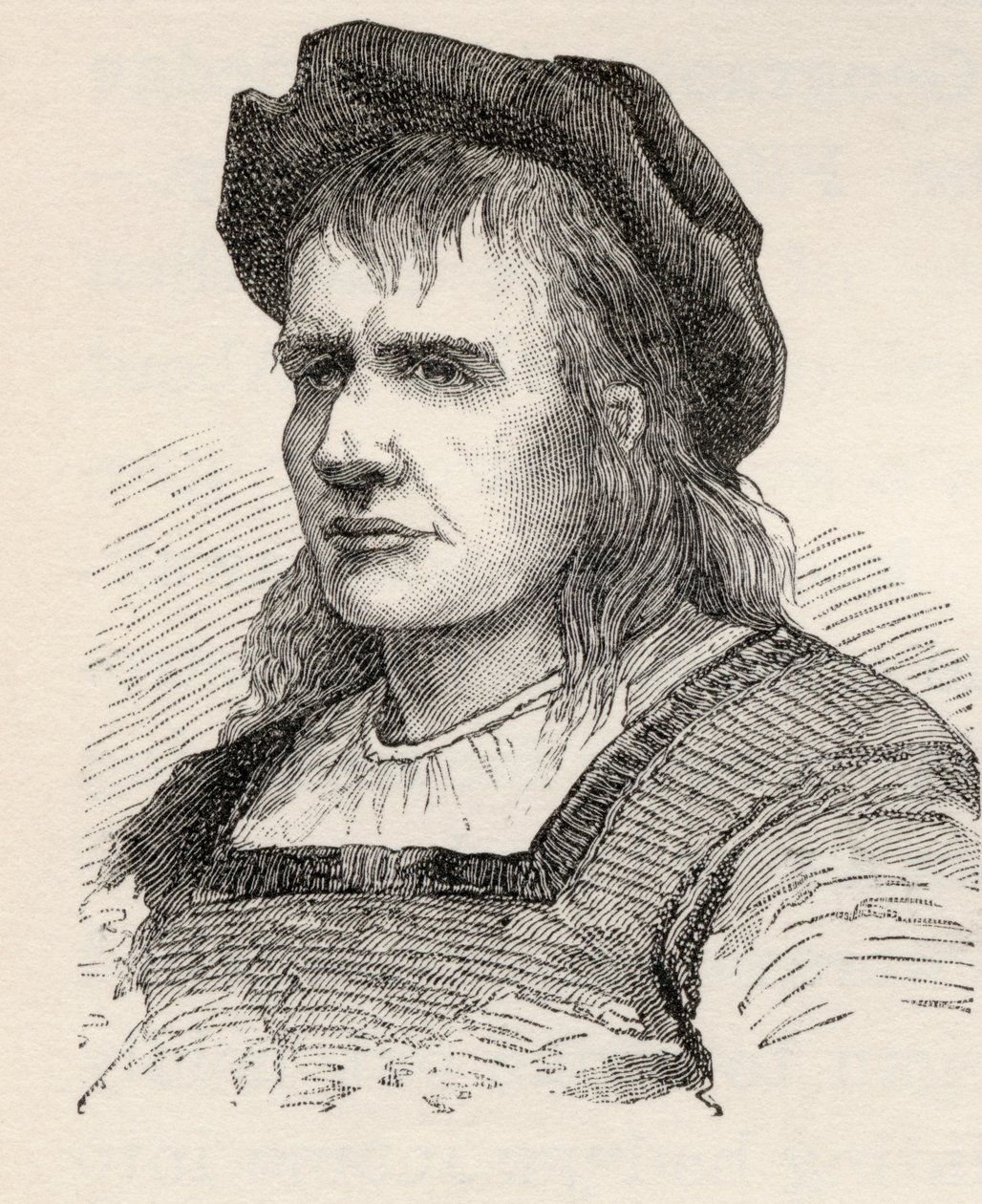 Christopher Columbus, de "Uma Breve História dos Estados Unidos", publicado pela AS Barnes und Co. em 1885 de American School