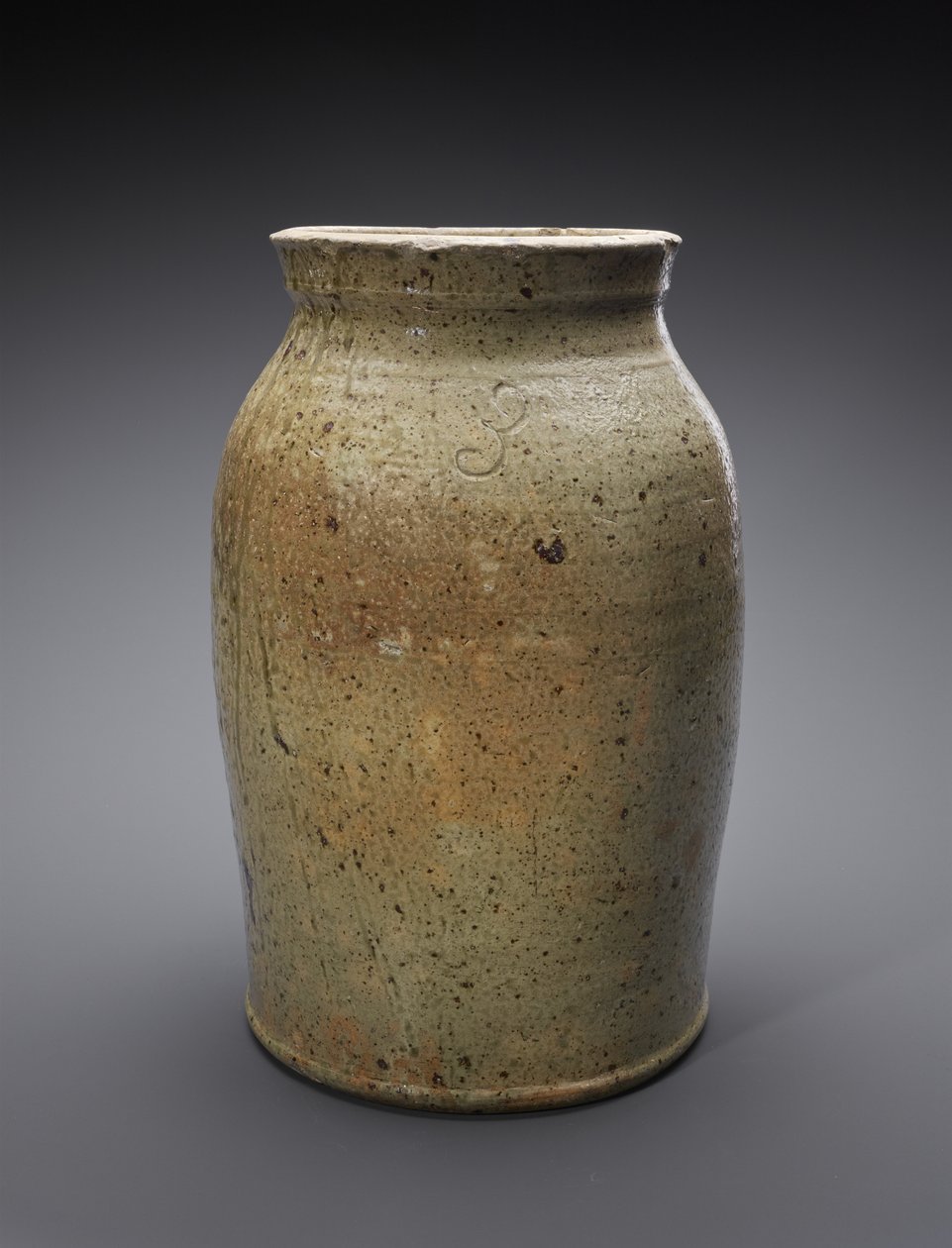 Batedeira, c. 1865-1900 (grés vitrificado alcalino) de American School