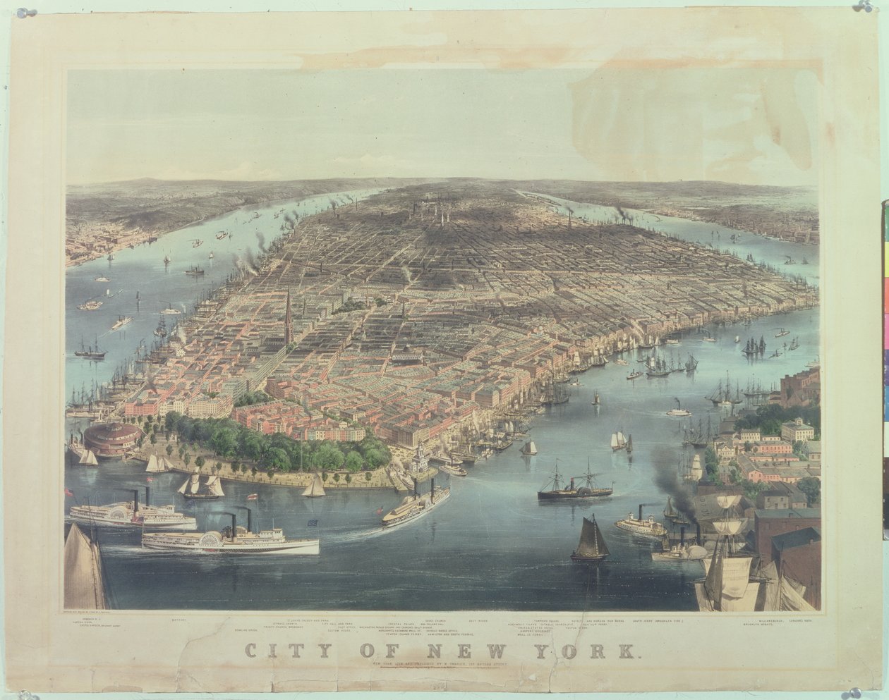 Cidade de Nova York, 1856 de American School