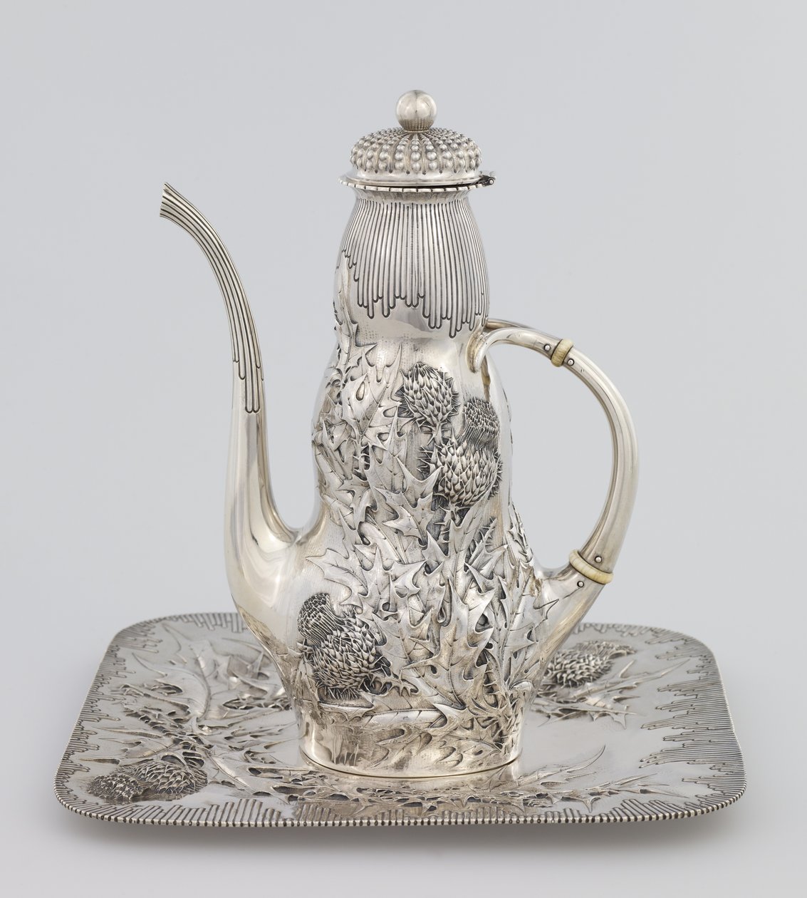 Cafeteira, 1891 (prata e marfim) de American School