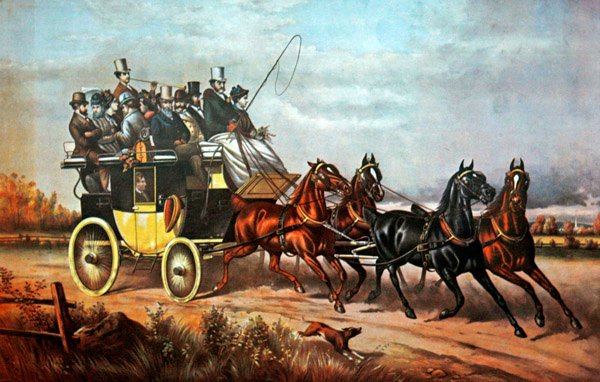 O treinador do Coronel Kane, publicado por J. B. Brewster & Co de American School