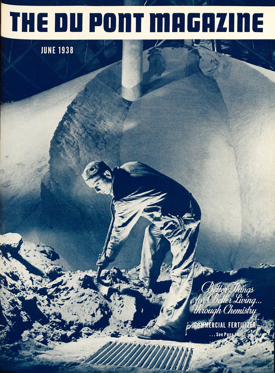 Adubo Comercial, capa da Revista DuPont, junho de 1938 de American School