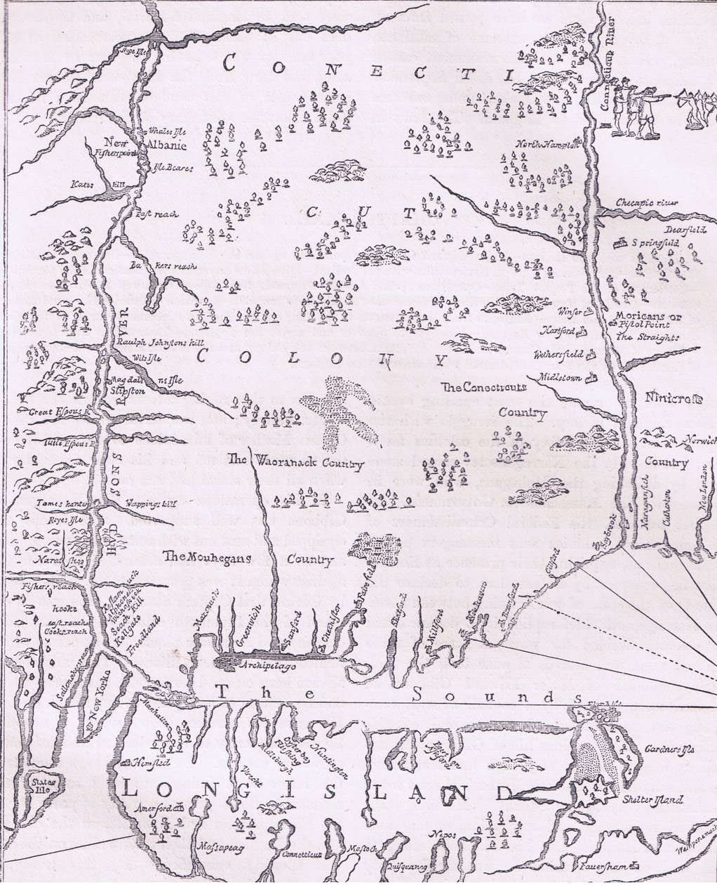 Connecticut, ilustração de Cassell