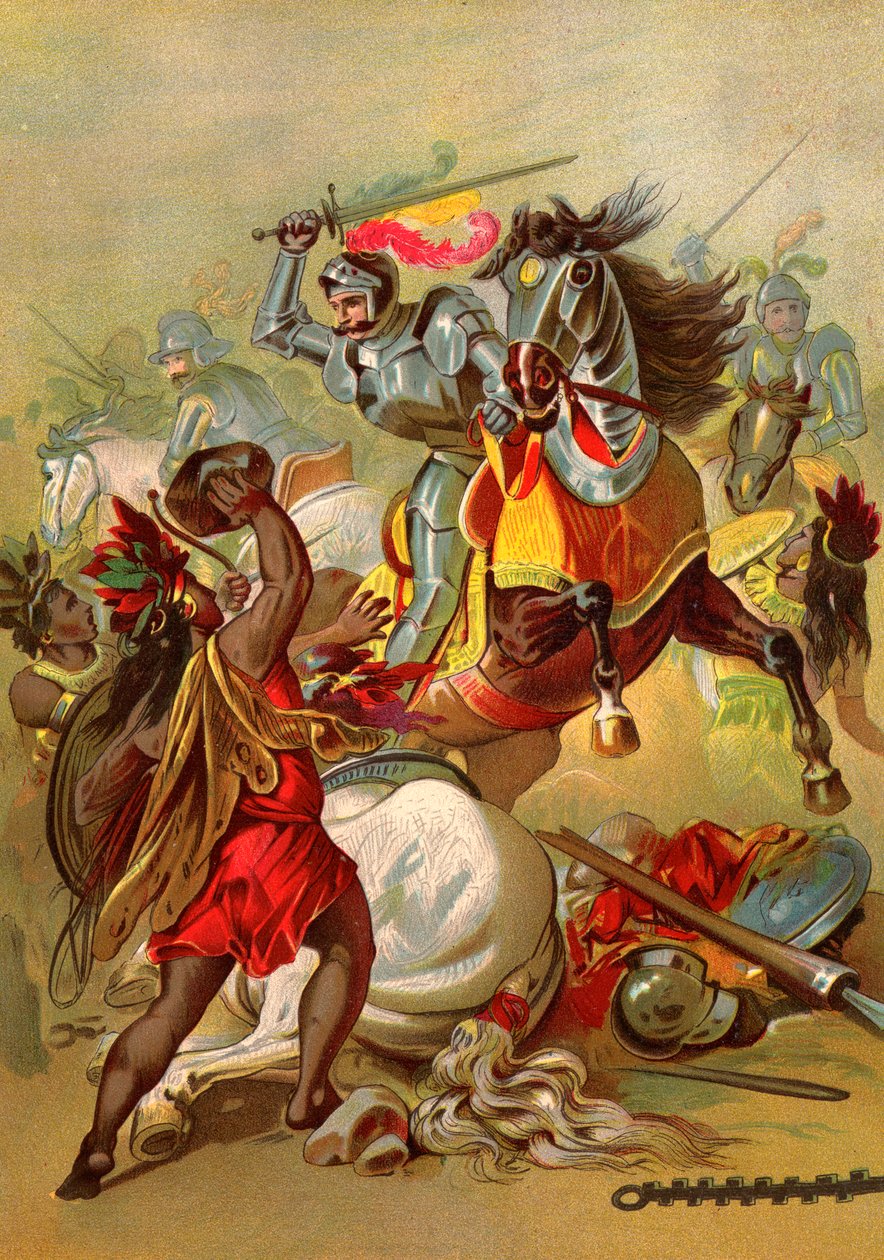 As Cortes e a Conquista do México de American School