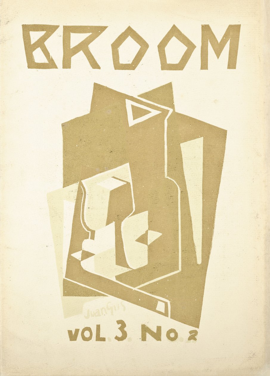Capa do Volume 3, número 2, da revista de arte "Broom", c. 1921-1924 de American School