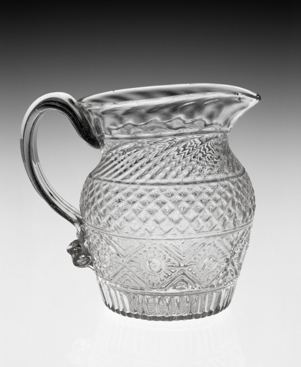 Cream Jug, c. 1820-1840 (vidro de chumbo) de American School