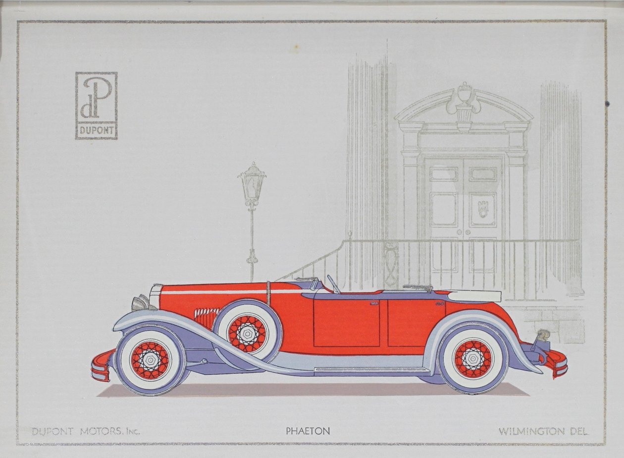 Carros de motor de DuPont: Phaeton, 1921 de American School