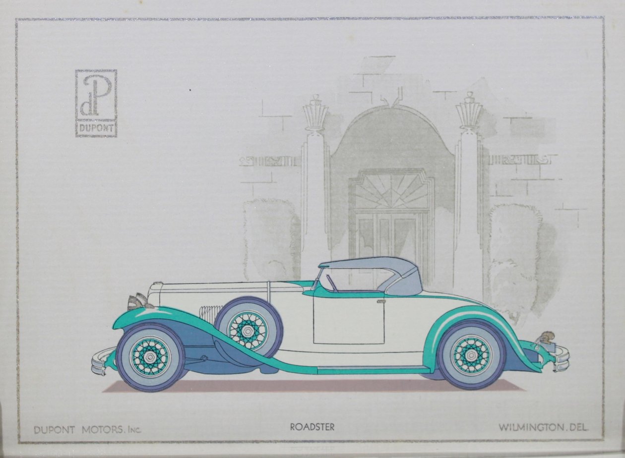 DuPont Motor Cars: Roadster, 1921 de American School
