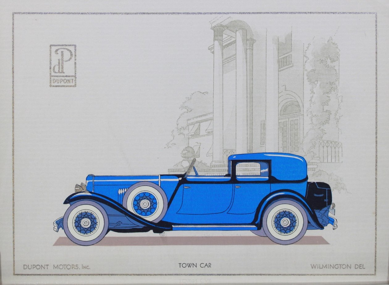 DuPont Motor Cars: Town Car, 1921 de American School