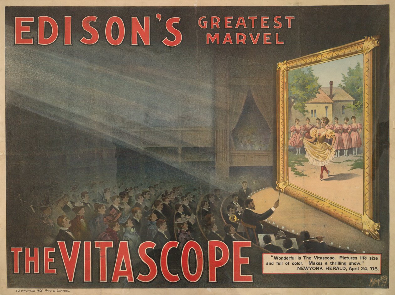 A maior maravilha de Edison - The Vitascope, 1896 de American School