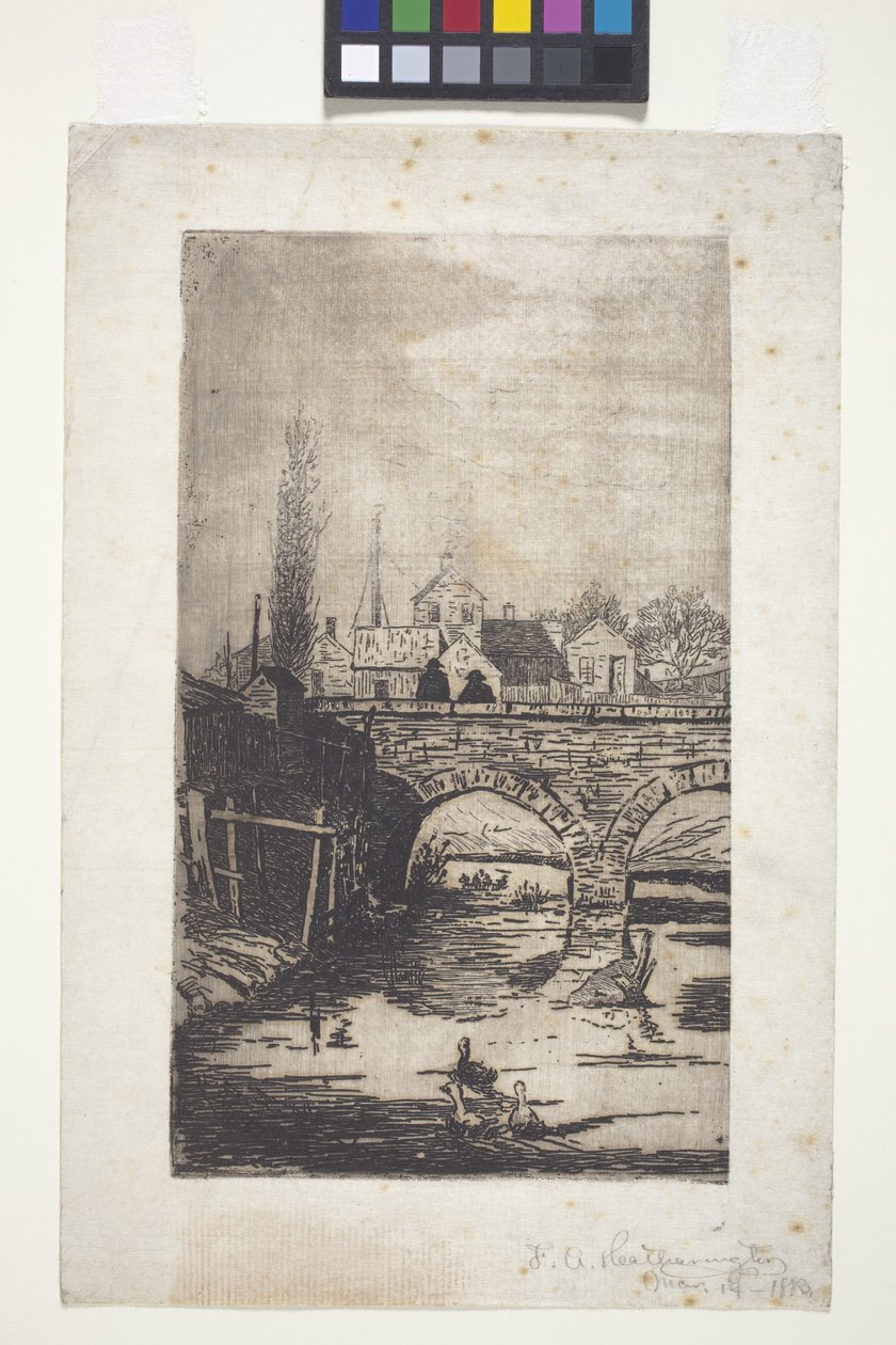 Números em ponte (tinta) de American School