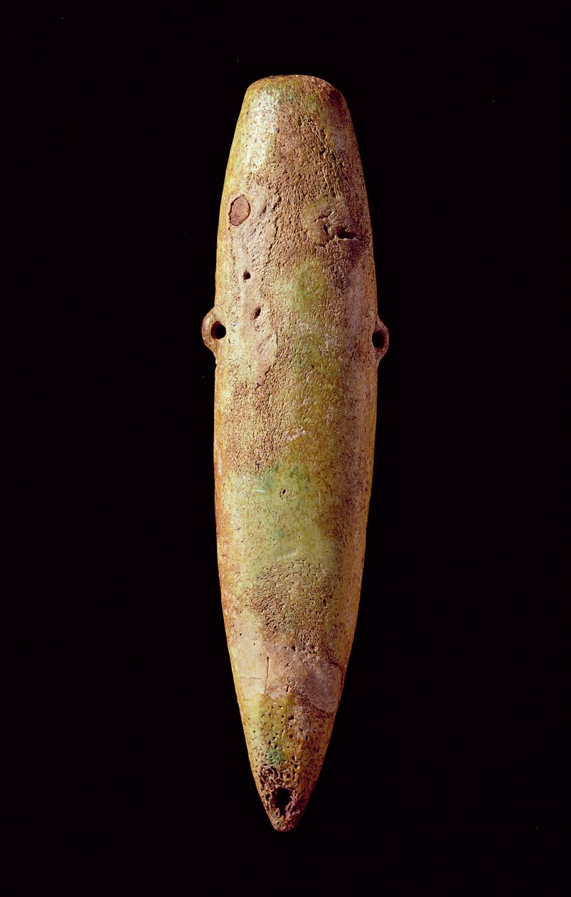 Instrumento de pesca, Eskimo (barbatana de baleia) de American School