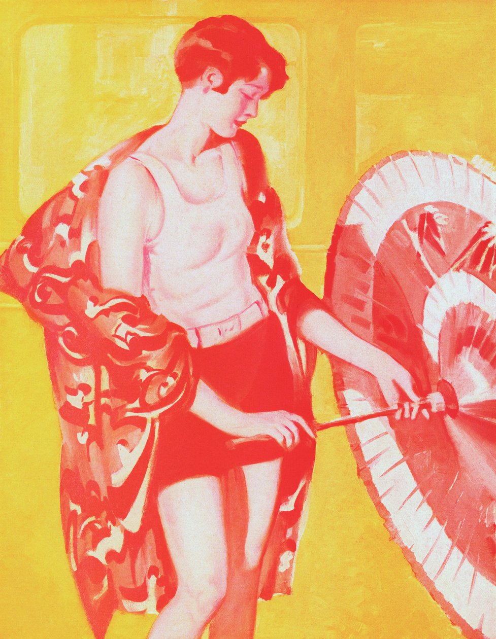 Flapper em Fato de Banho de American School