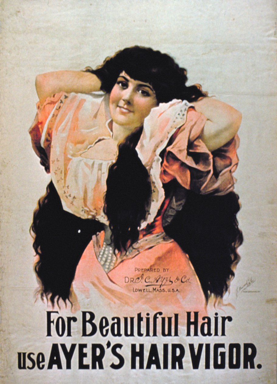Para Cabelo Bonito Use Ayers Hair Vigor de American School